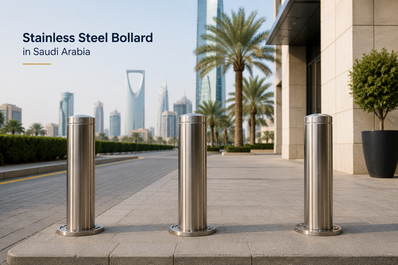 stainless steel bollard in saudi arabia