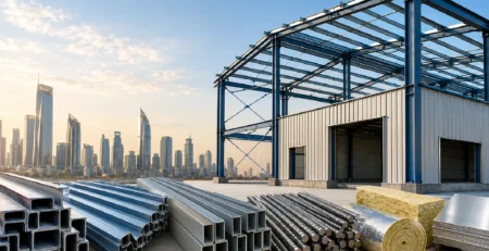 What are the Raw Materials Used in a Prefabricated Steel Building Saudi Arabia_