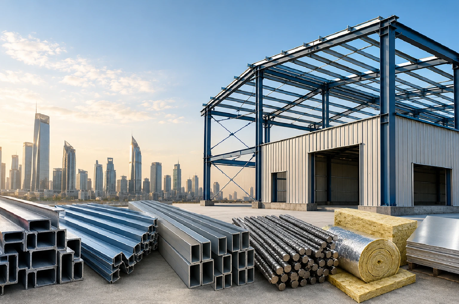 What are the Raw Materials Used in a Prefabricated Steel Building Saudi Arabia_