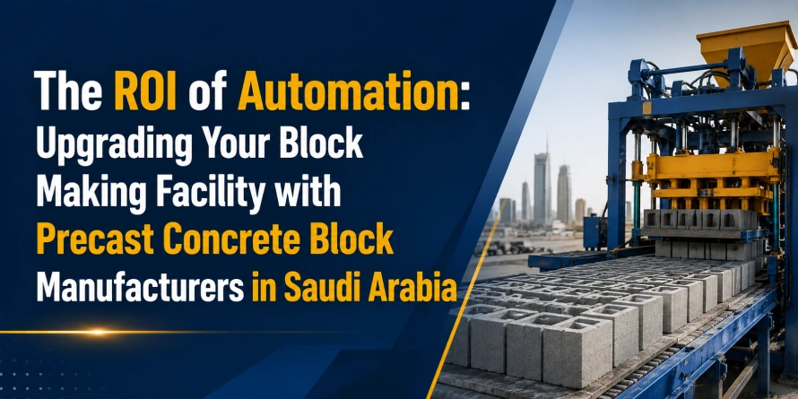 The ROI of Automation: Upgrading Your Block Making Facility with Precast Concrete Block Manufacturers in Saudi Arabia