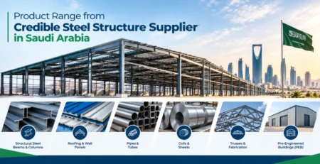 Product Range from Credible Steel Structure Supplier in Saudi Arabia