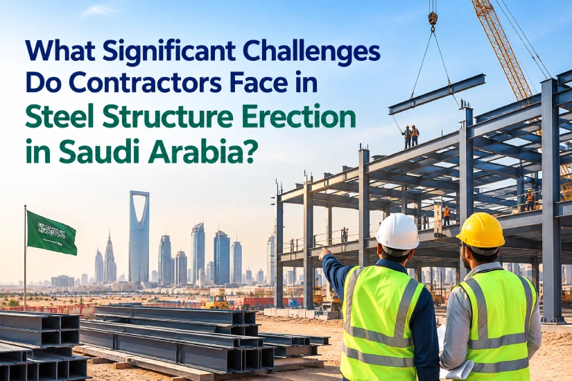 What Significant Challenges Do Contractors Face in Steel Structure Erection in Saudi Arabia?
