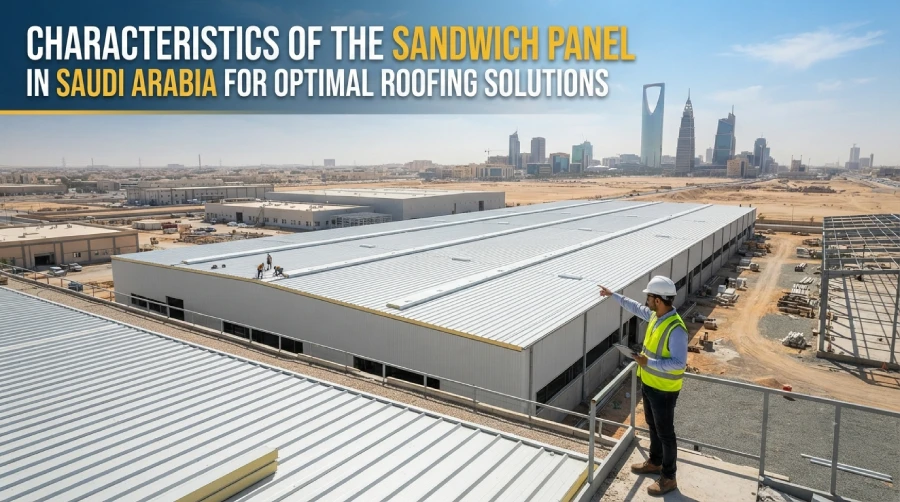 Characteristics of the Sandwich Panel in Saudi Arabia for Optimal Roofing Solutions